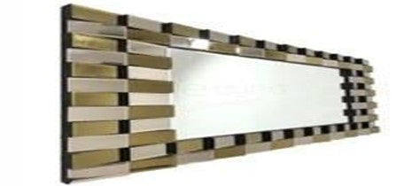 Rüzgar Gold Wall Mirror