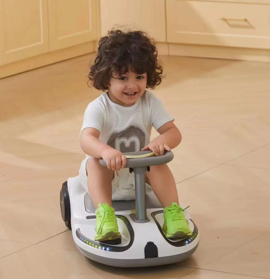 Kids 3-Wheel Electric Scooter – 180W Motor with Flashing Lights