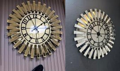 Piano Numeral Wall Clock