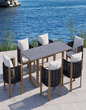 Outdoor Dining Set – Teak Table + 6 Chairs
