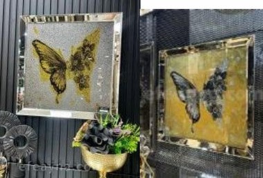 Ayna Mirror with Butterfly Frame