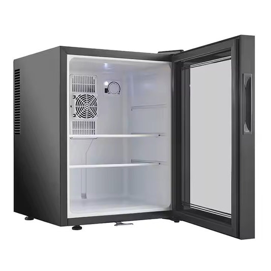 30L Air Cooling Glass Door Portable Mini Bar Fridge