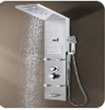 Stainless Steel Shower Panel with LED Light