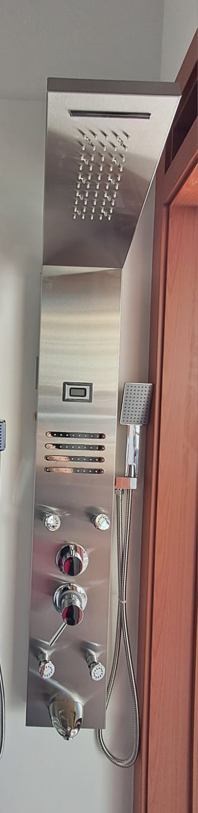 Stainless Steel Shower Panel with LED Light